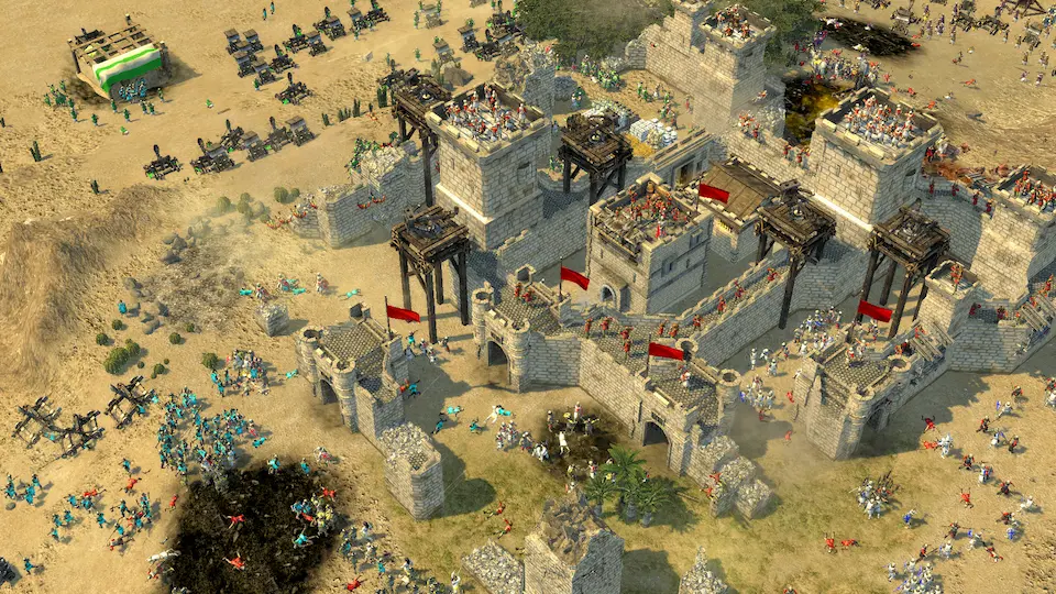 دانلود بازی قلعه: جنگ های صلیبی Stronghold: Crusader 2 برای کامپیوتر PC